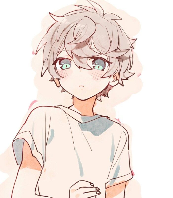 hair curly boy Anime with