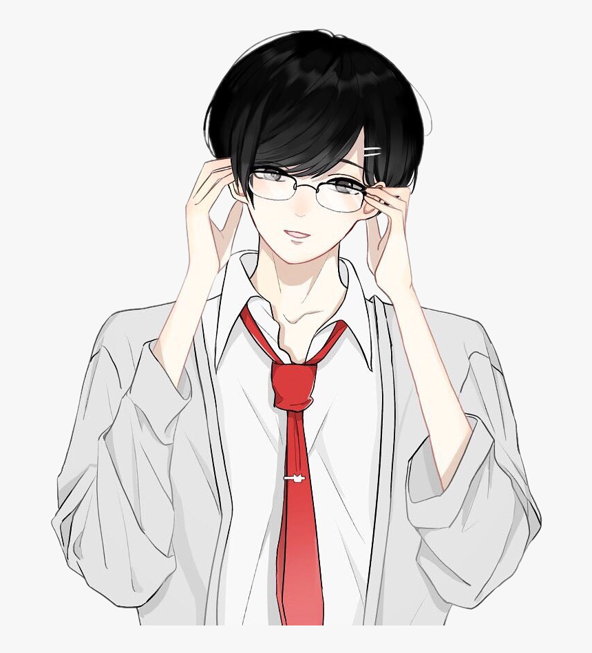 with glasses boy Anime