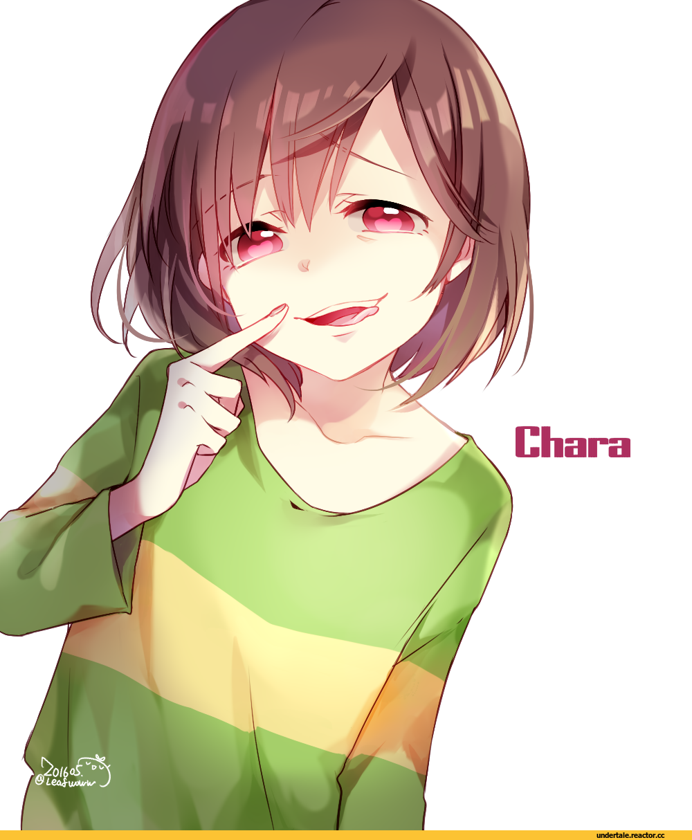 chara and Anime frisk