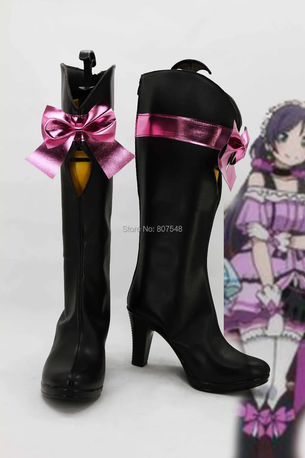 high boots Anime heel