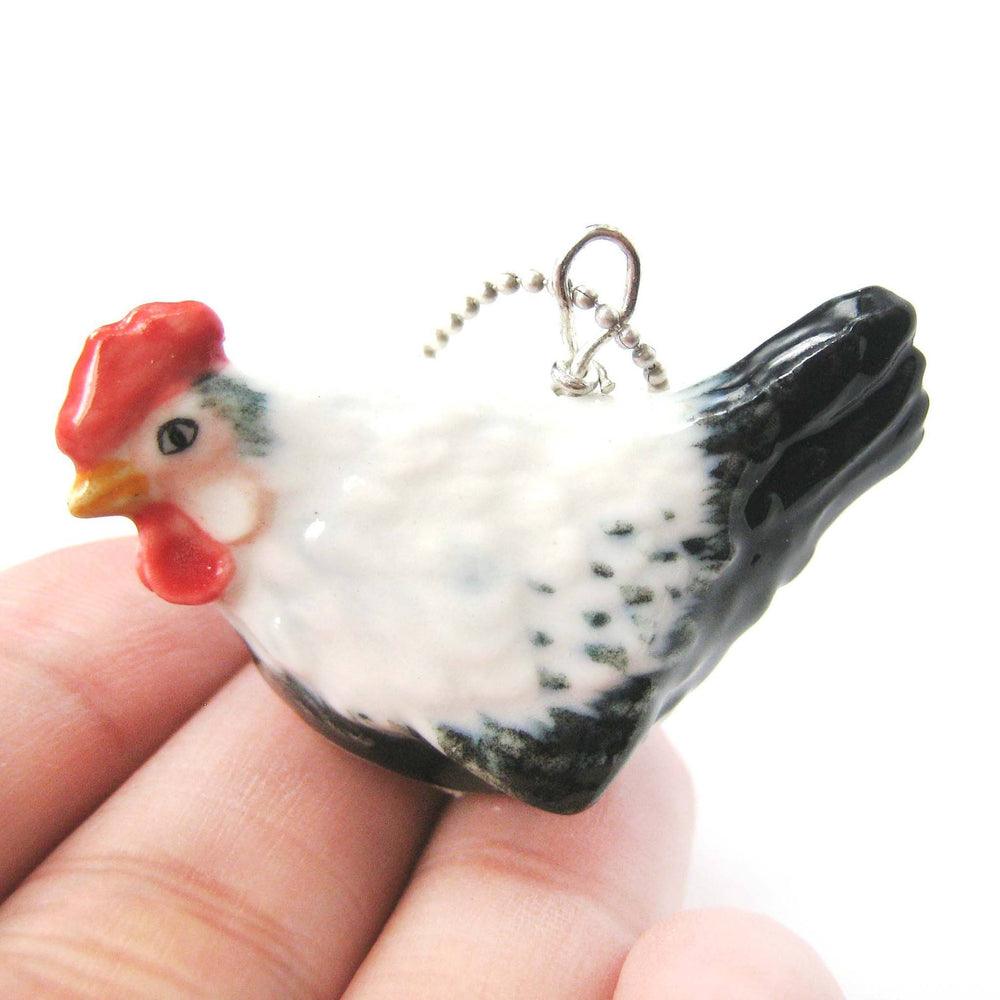 pottery Asian pendant chicken