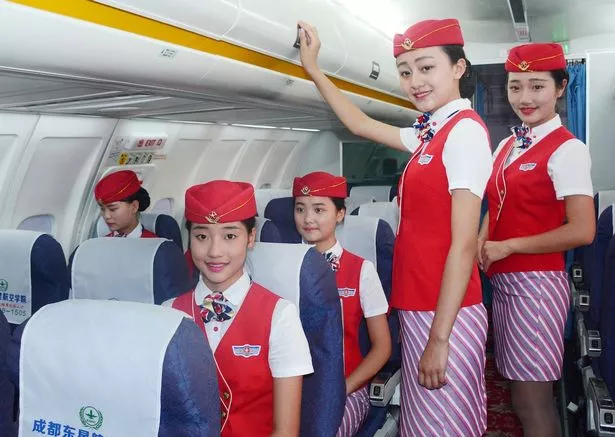 attendant Chinese orgy flight