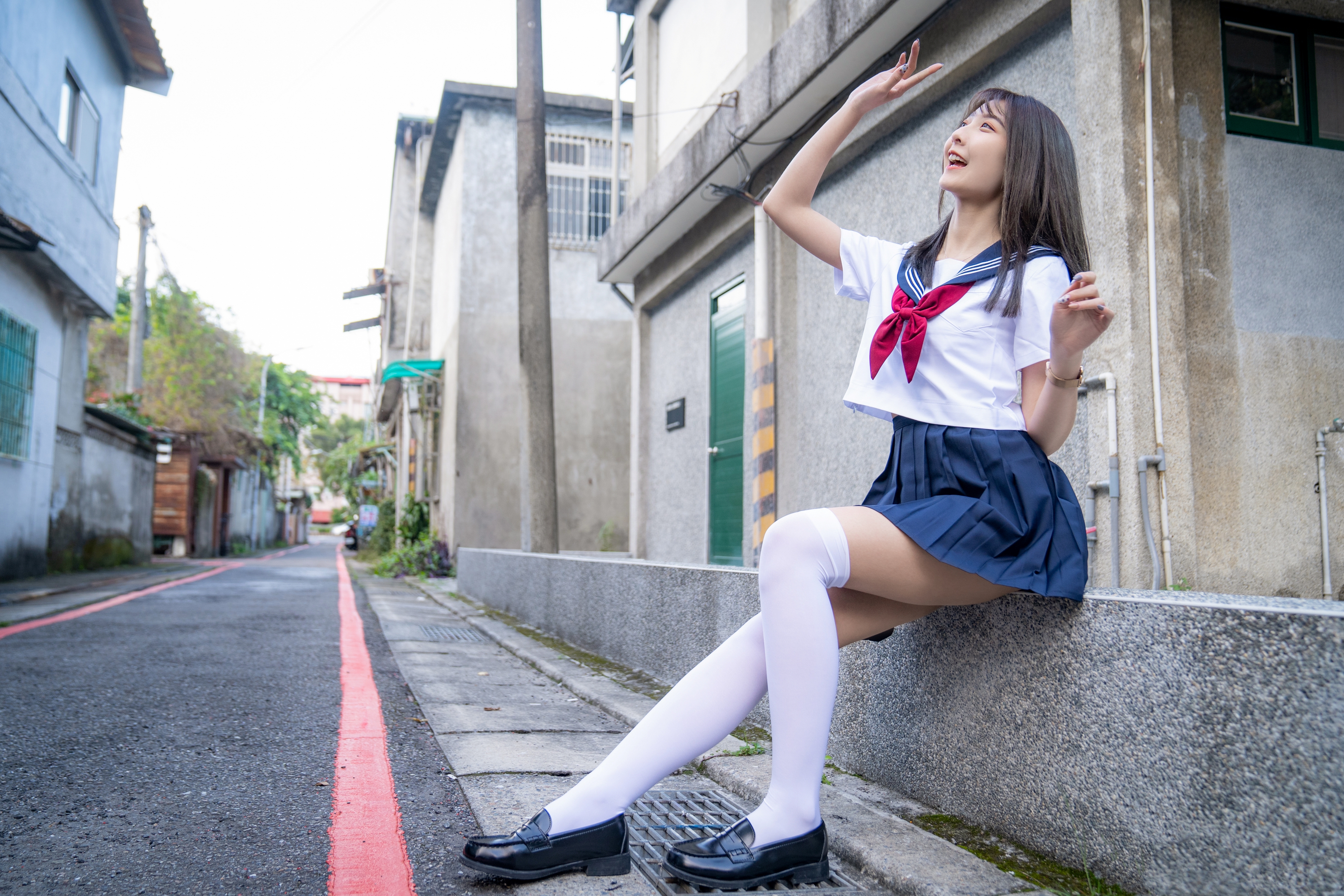 asian outdoor Closeup uniform