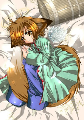 kitsune Cute girl anime