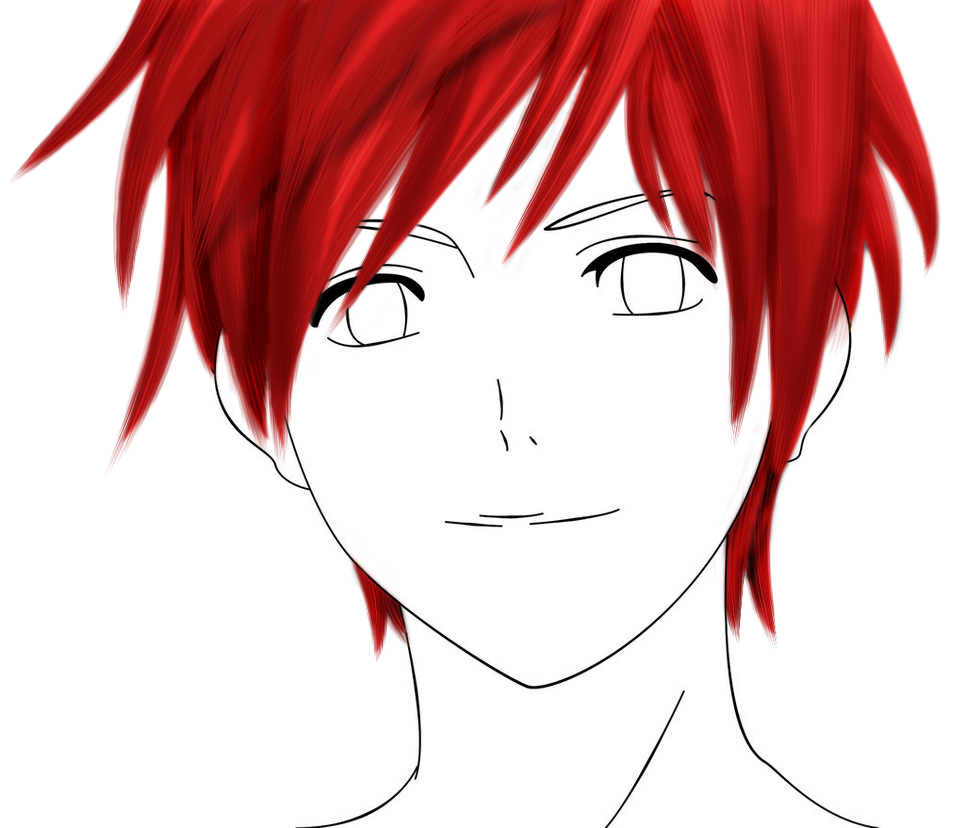 guy red hair Anime