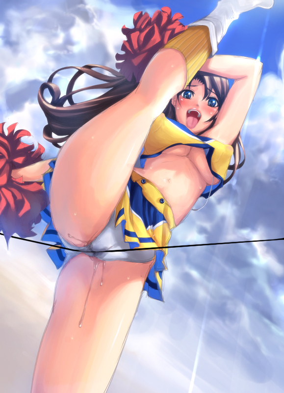 cheerleader no panies Hentai