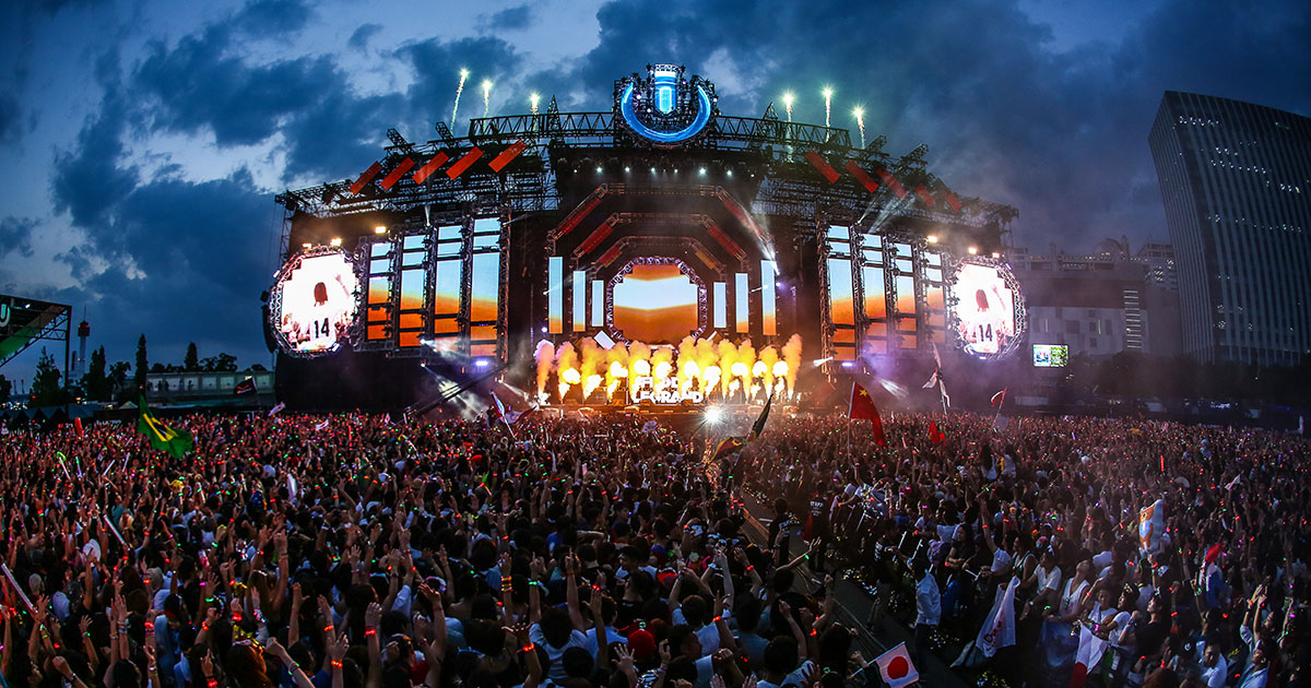 Ultra music festival in japan